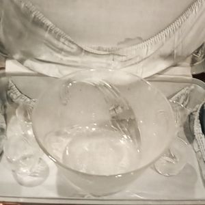 Elegant punch bowl